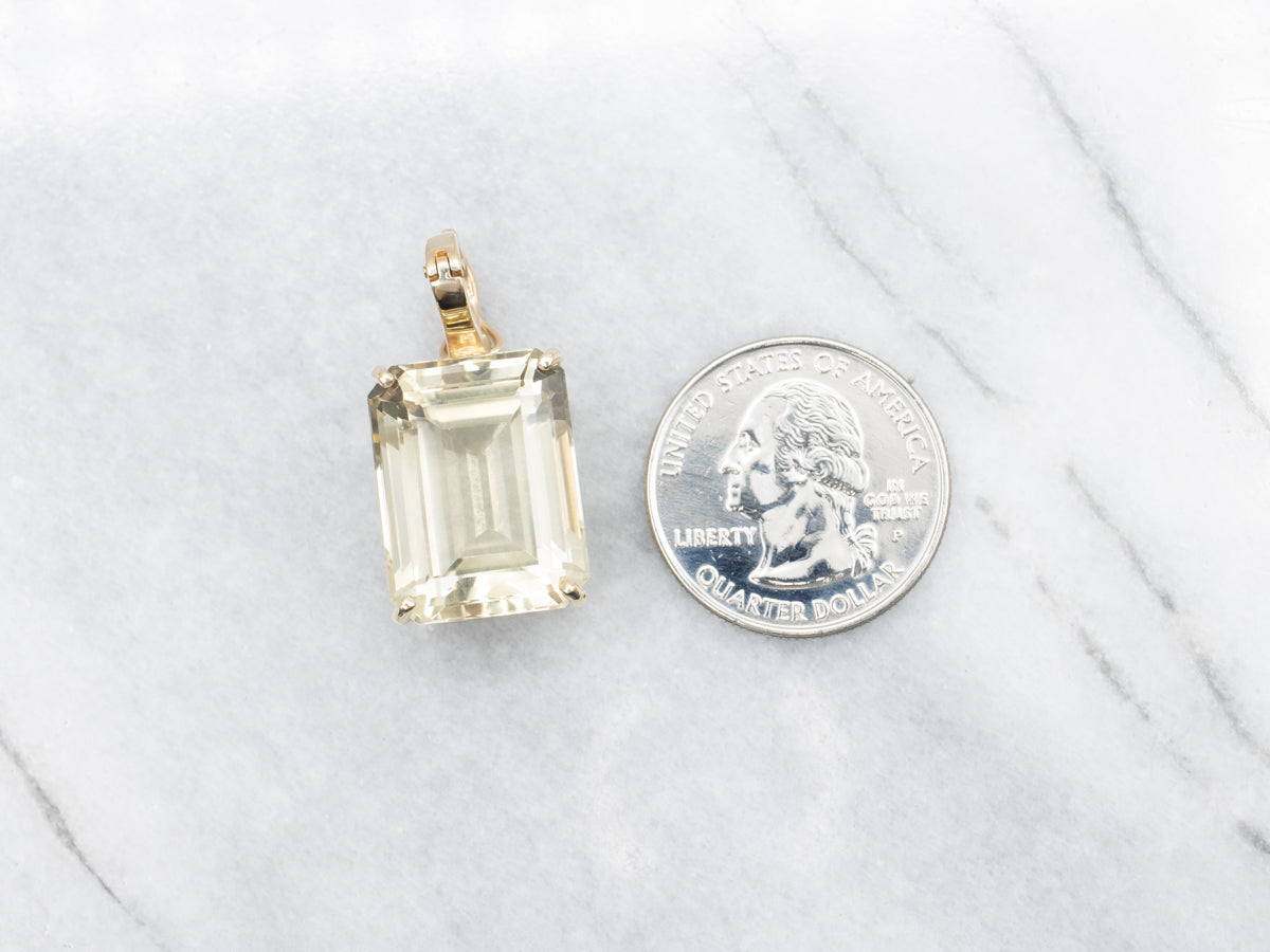 Sunshine Citrine Cocktail Pendant