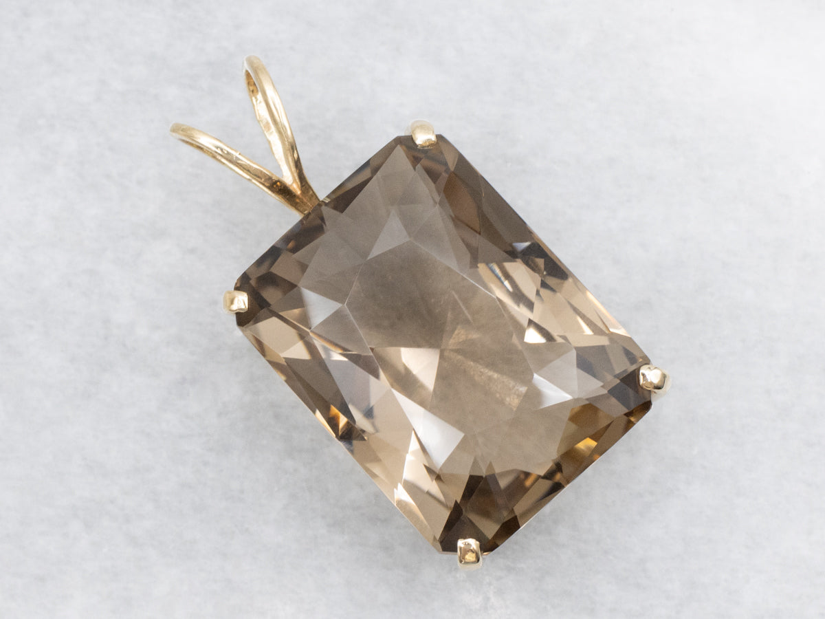 Smoky Quartz Cocktail Pendant