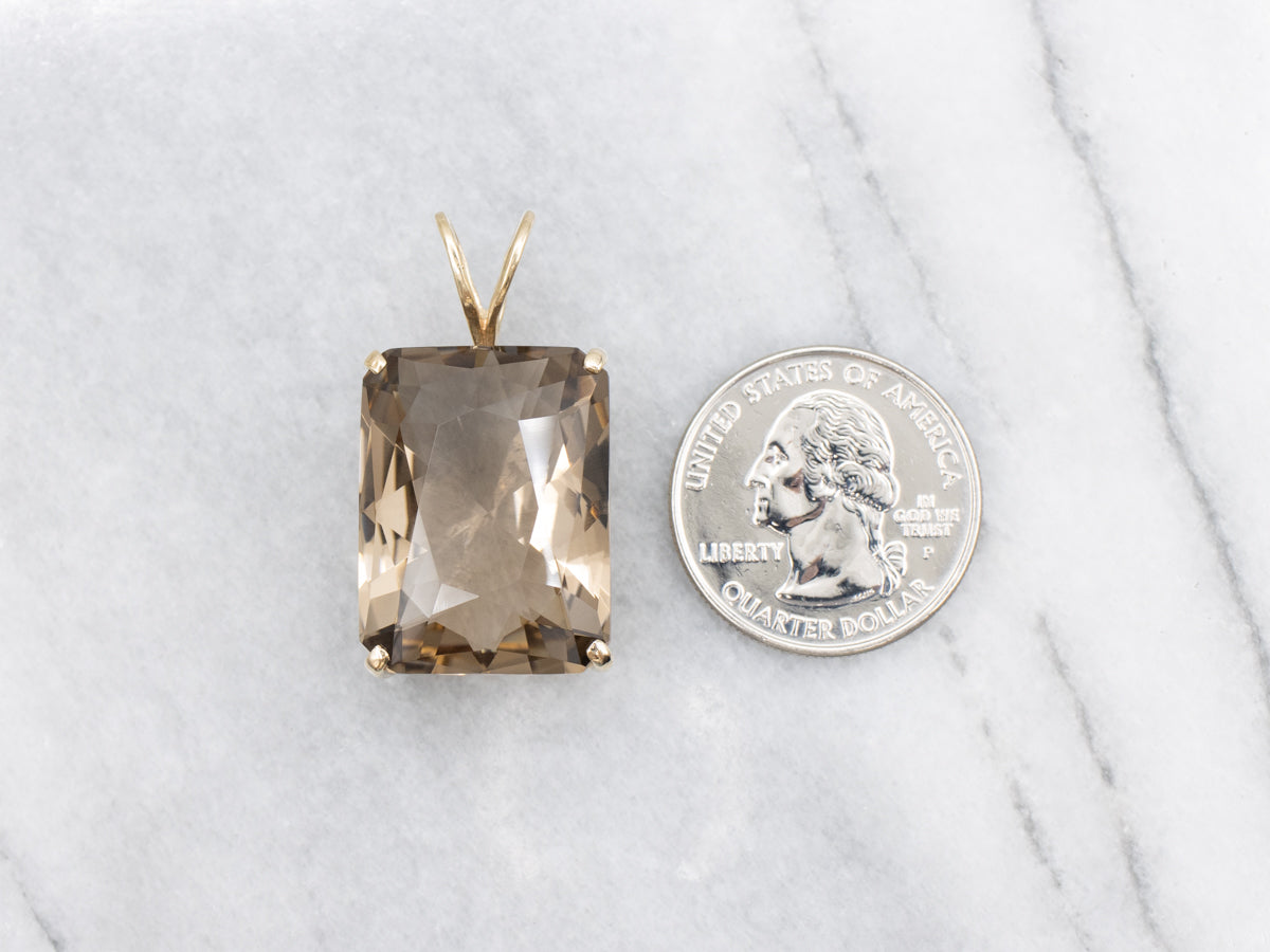 Smoky Quartz Cocktail Pendant