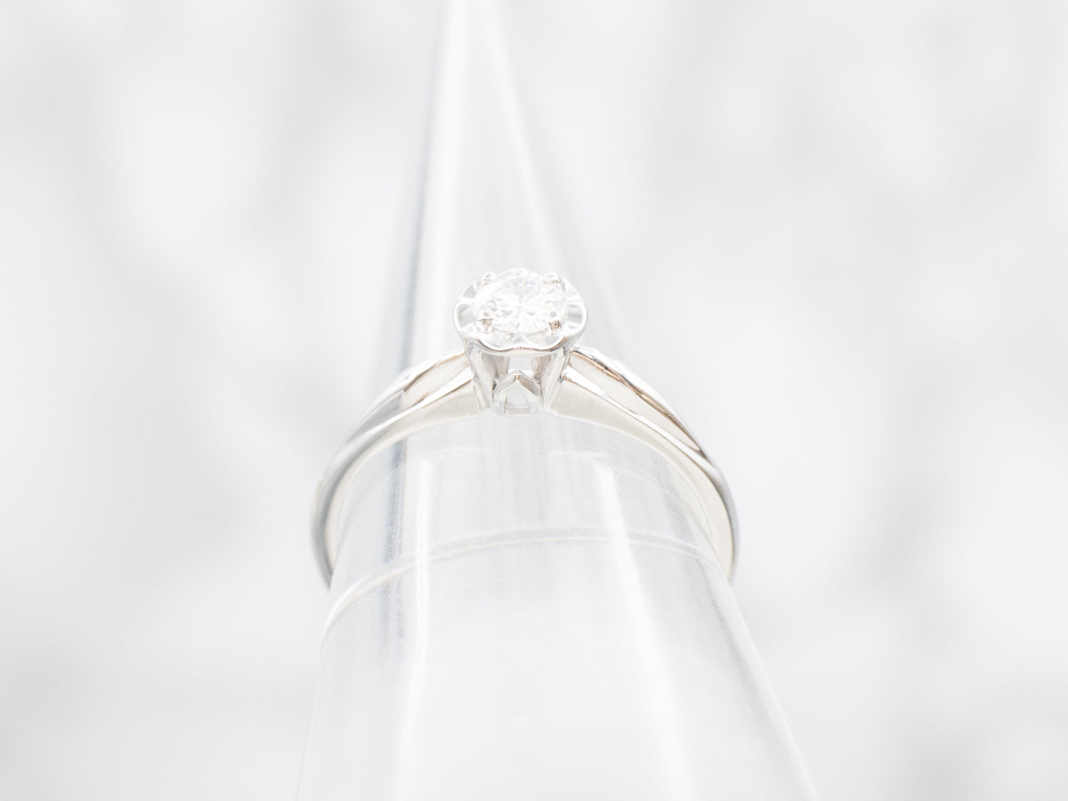 Classic Round Brilliant Diamond Solitaire Engagement Ring