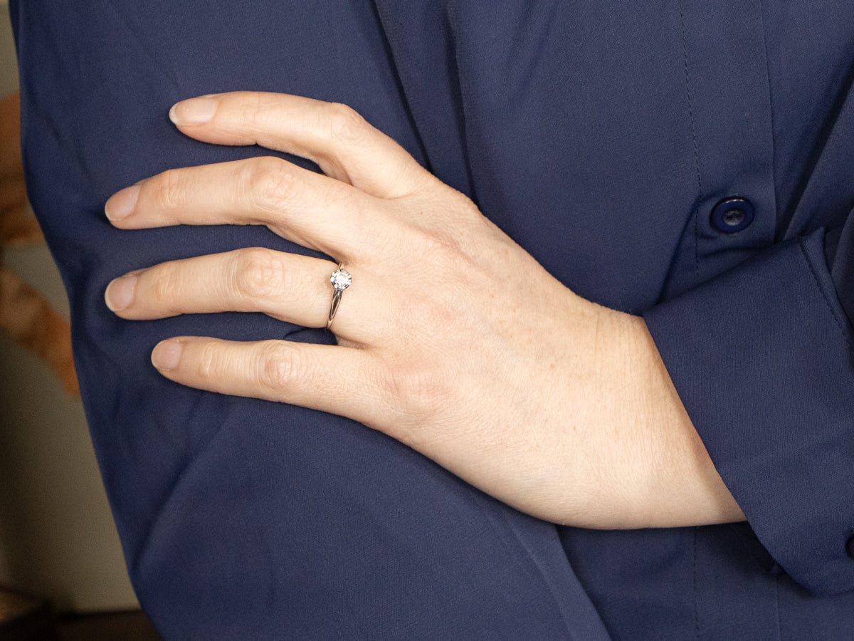 Classic Round Brilliant Diamond Solitaire Engagement Ring