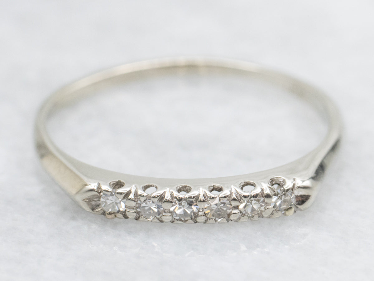 White Gold Diamond Wedding Band