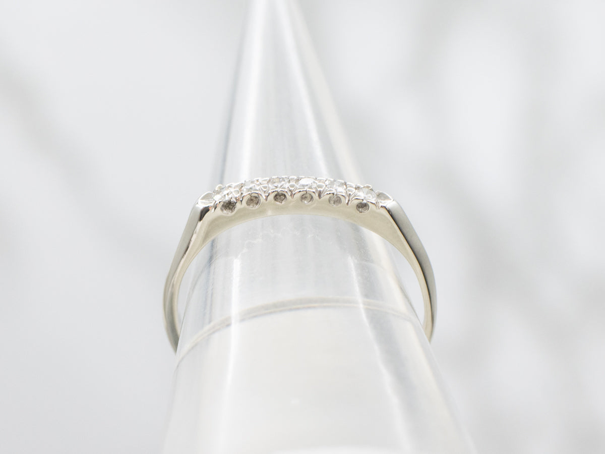 White Gold Diamond Wedding Band