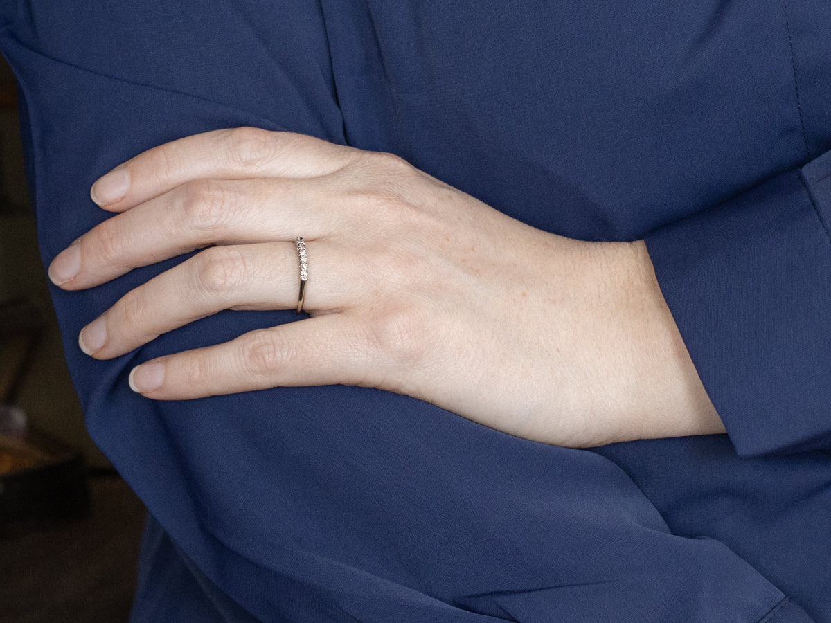 White Gold Diamond Wedding Band