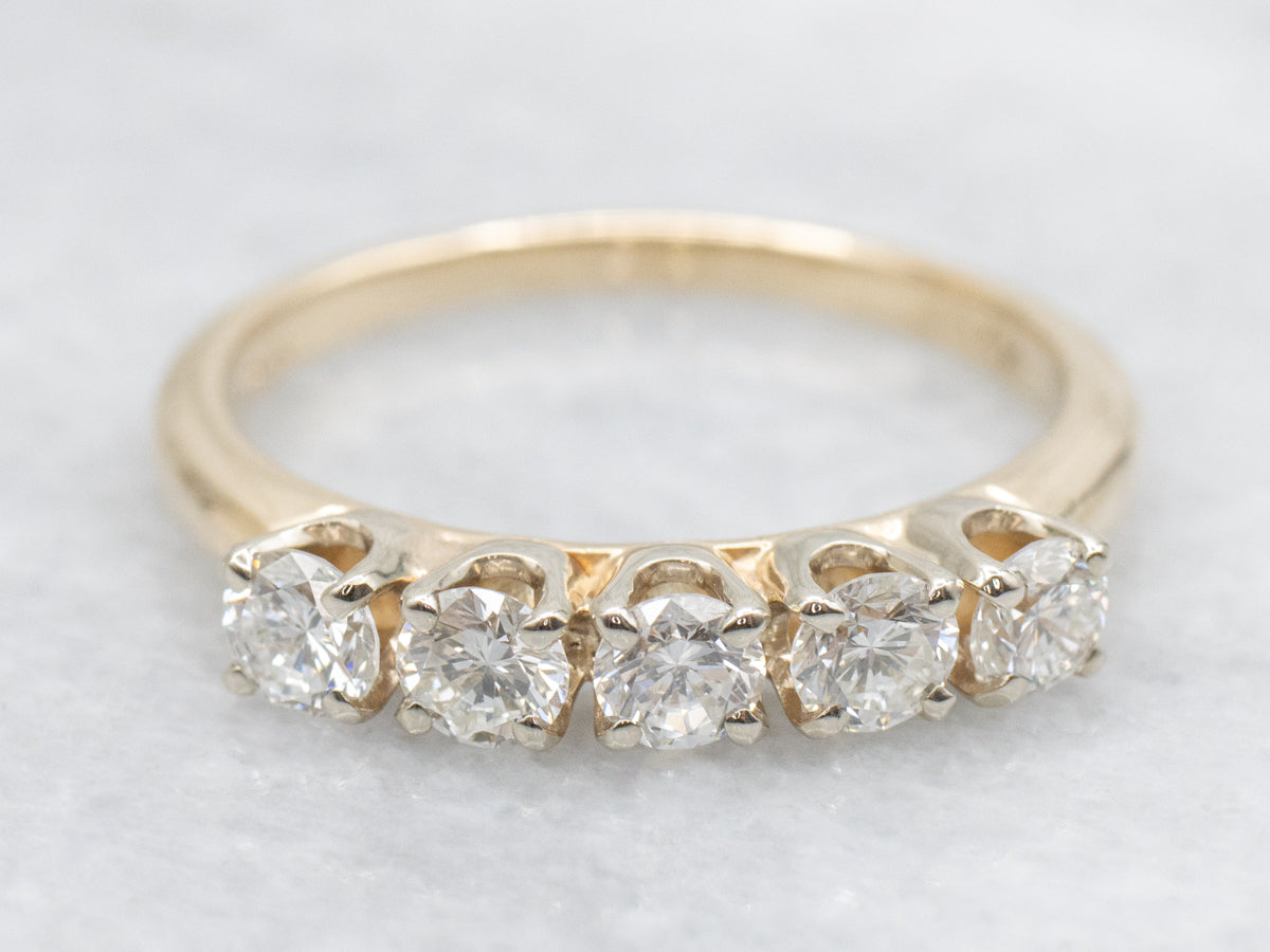 Five Stone Diamond Band