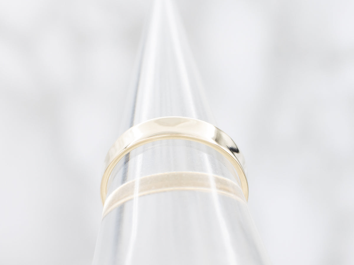 Simple Flat Gold Band