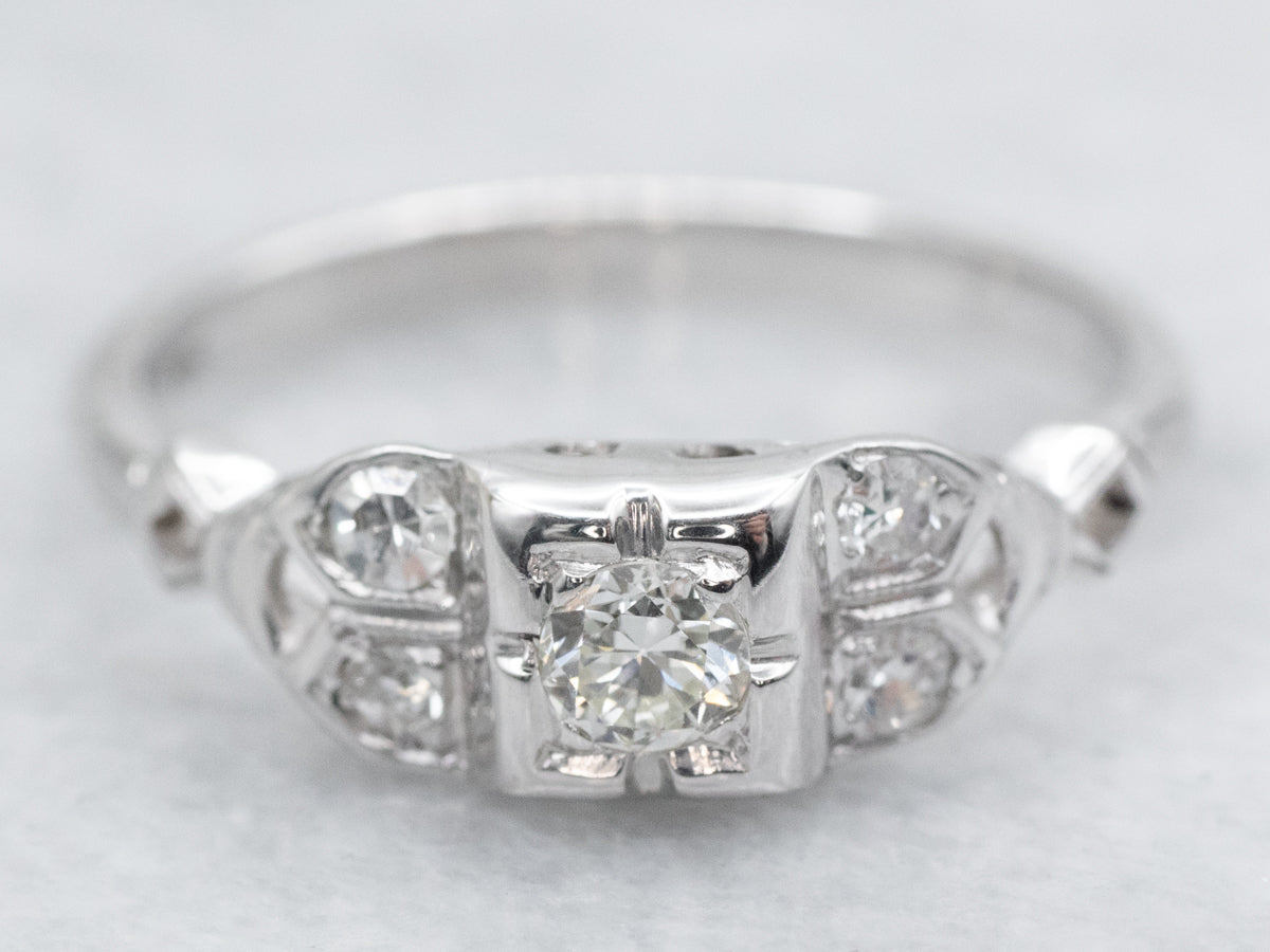 Late 1930s Diamond Engagement Ring