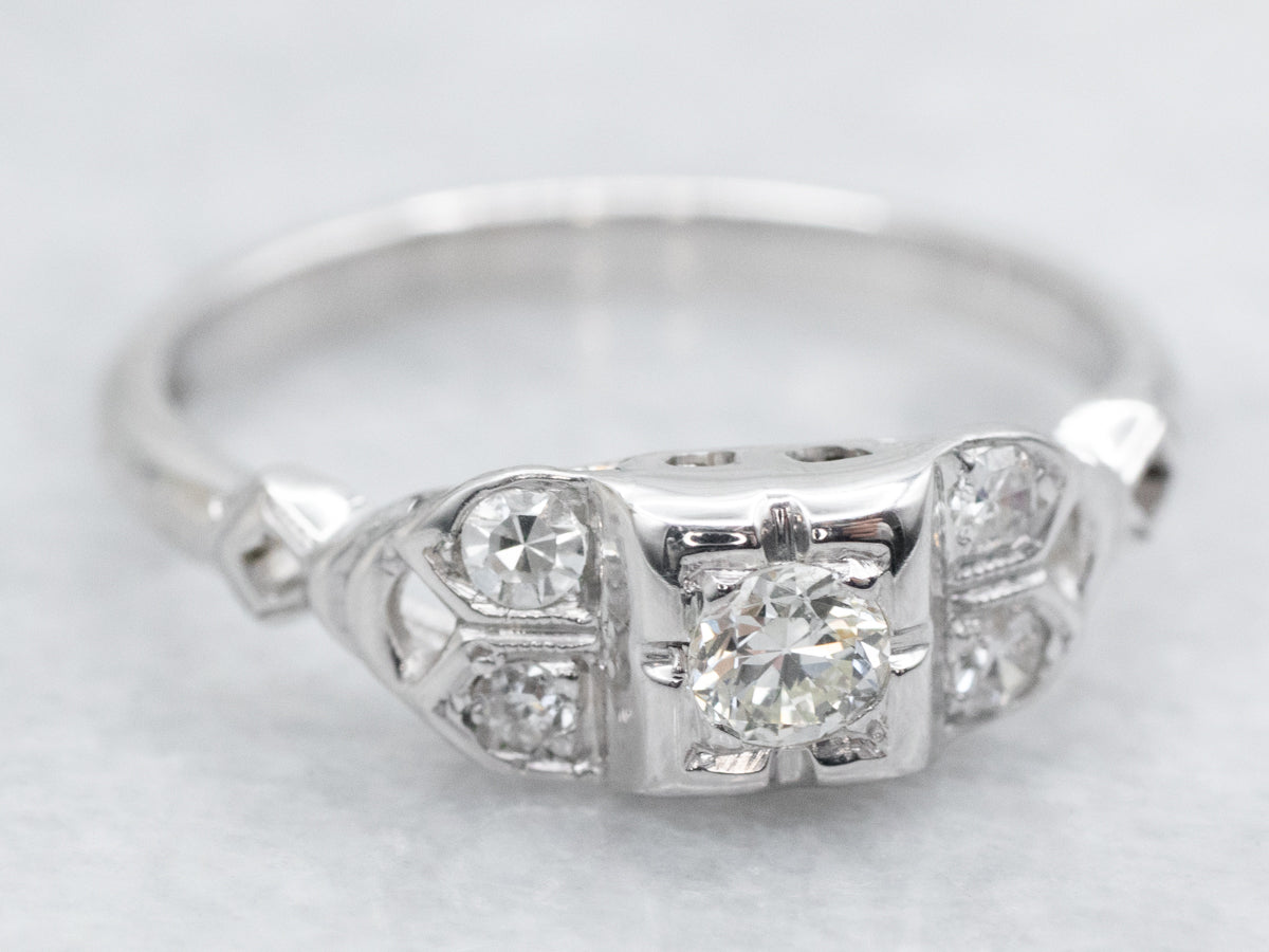 Late 1930s Diamond Engagement Ring