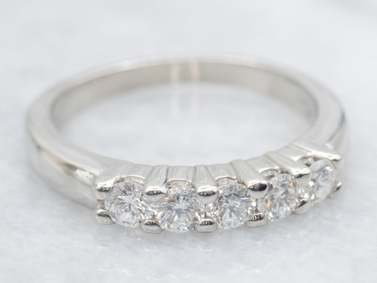 Platinum Diamond Wedding Band