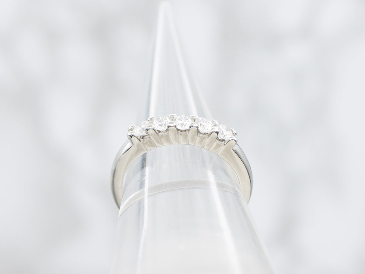 Platinum Diamond Wedding Band