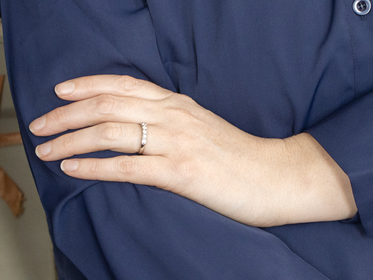 Platinum Diamond Wedding Band