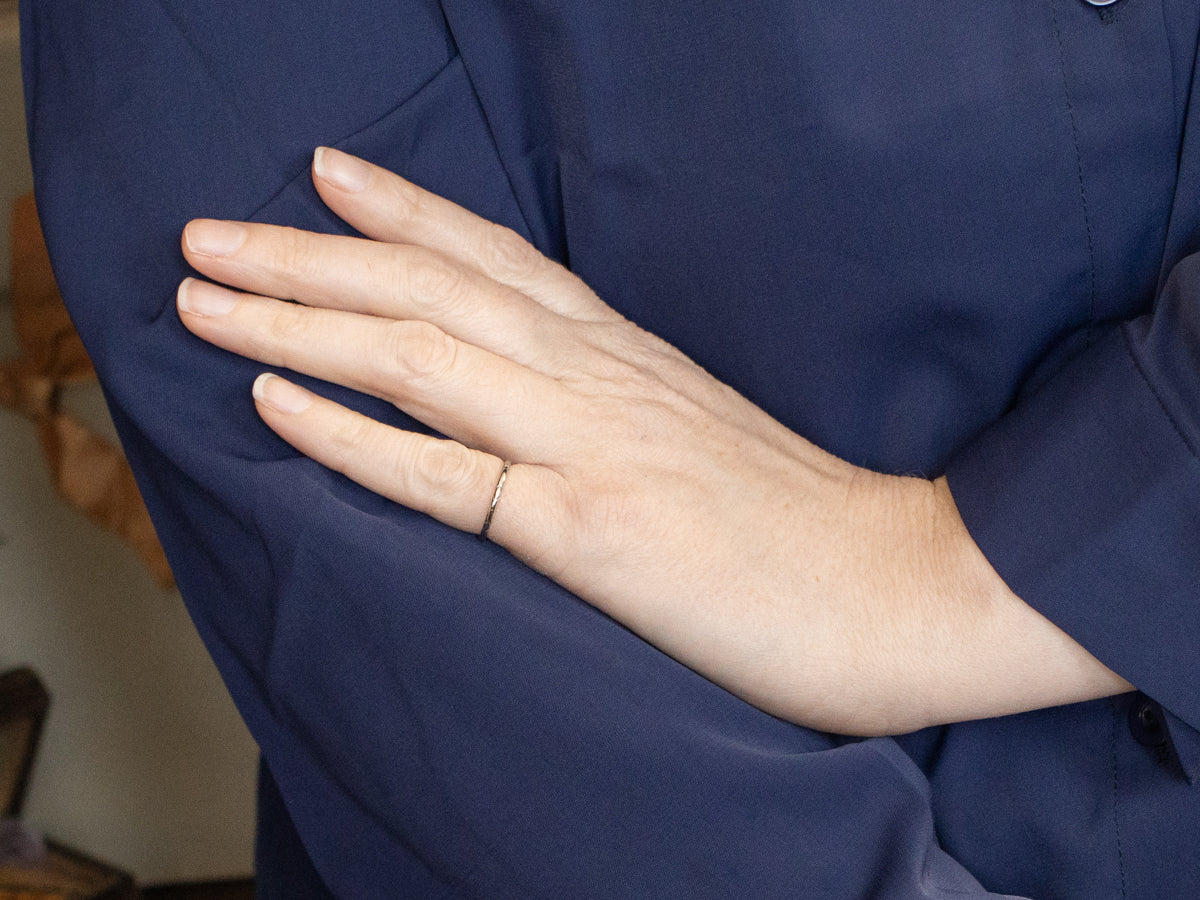 Vintage 18-Karat Gold Patterned Band