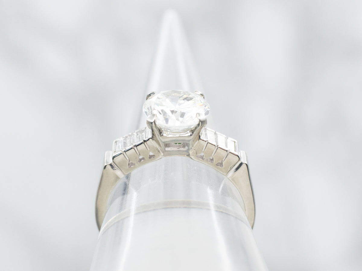 Stunning GIA Certified Round Brilliant Diamond Engagement Ring