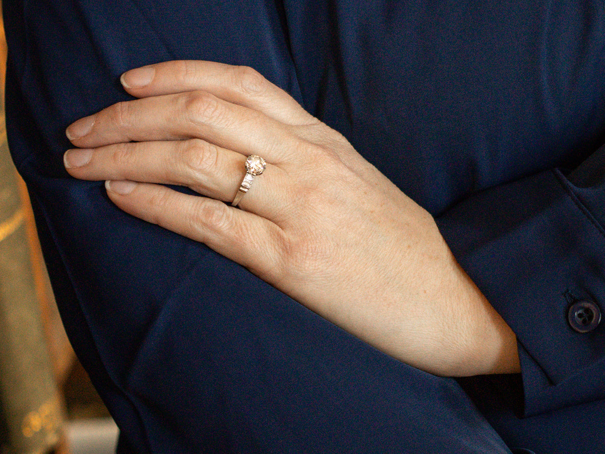 Stunning GIA Certified Round Brilliant Diamond Engagement Ring