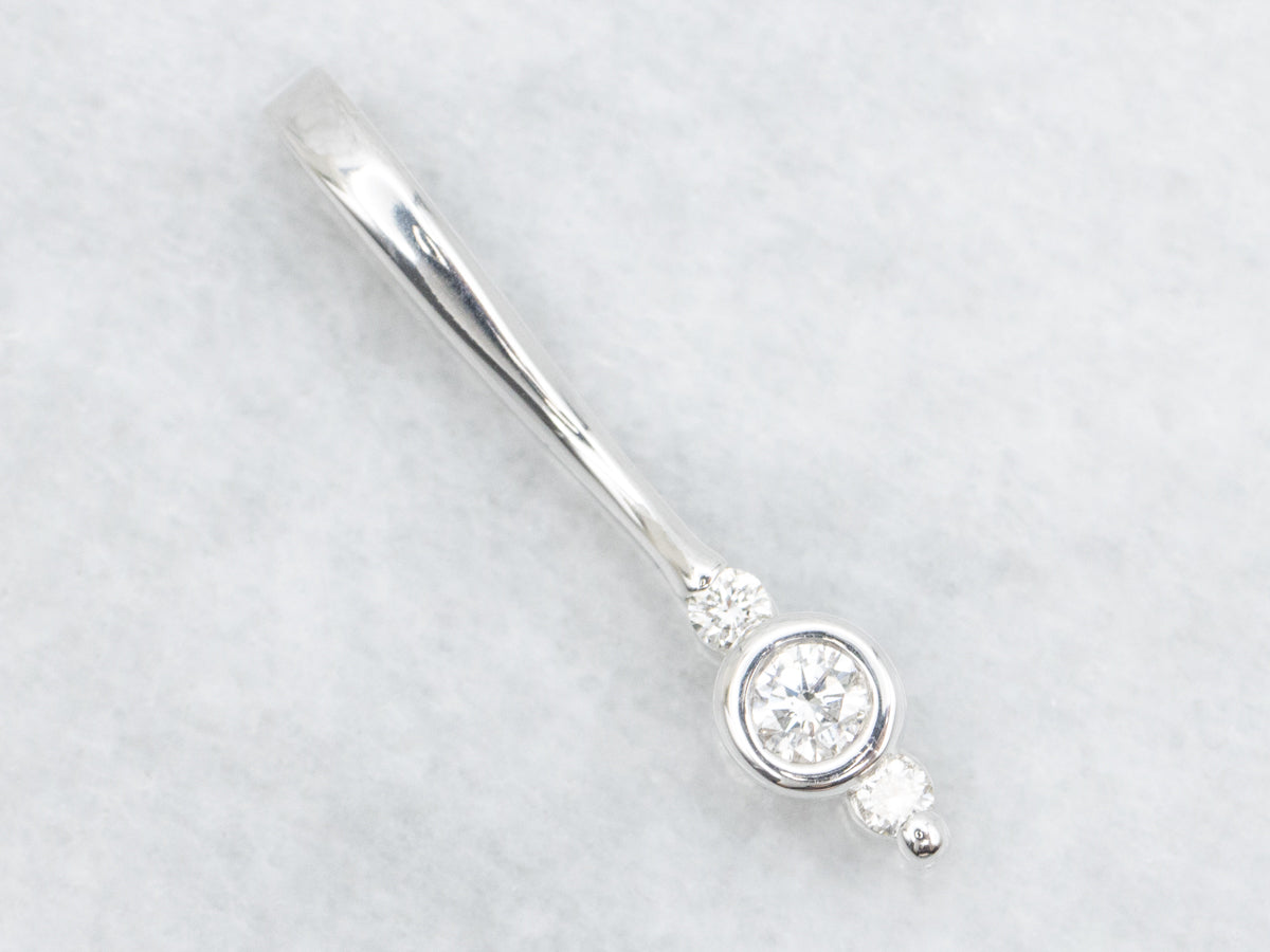 Triple Diamond Drop Pendant