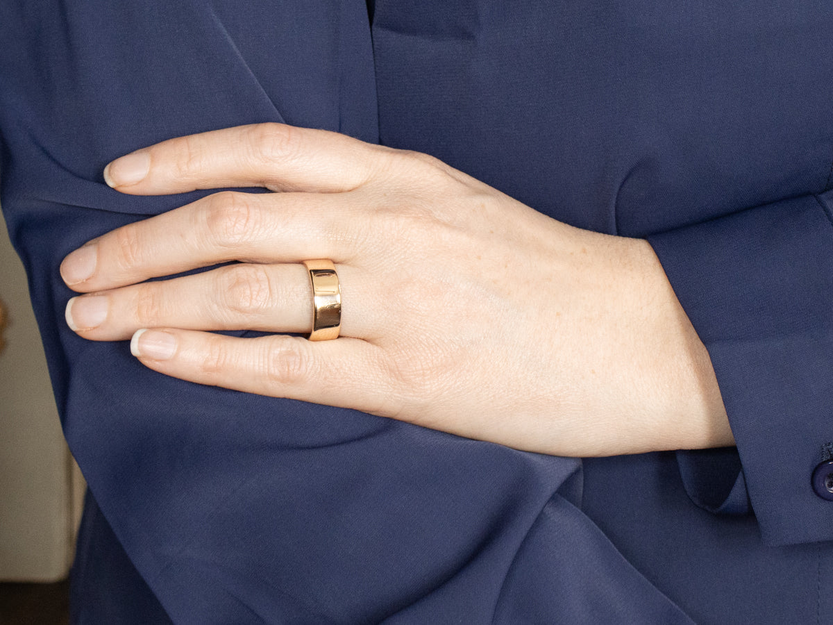 Antique 1890 "Virtus Junxit Non Separabit" Men's Gold Band