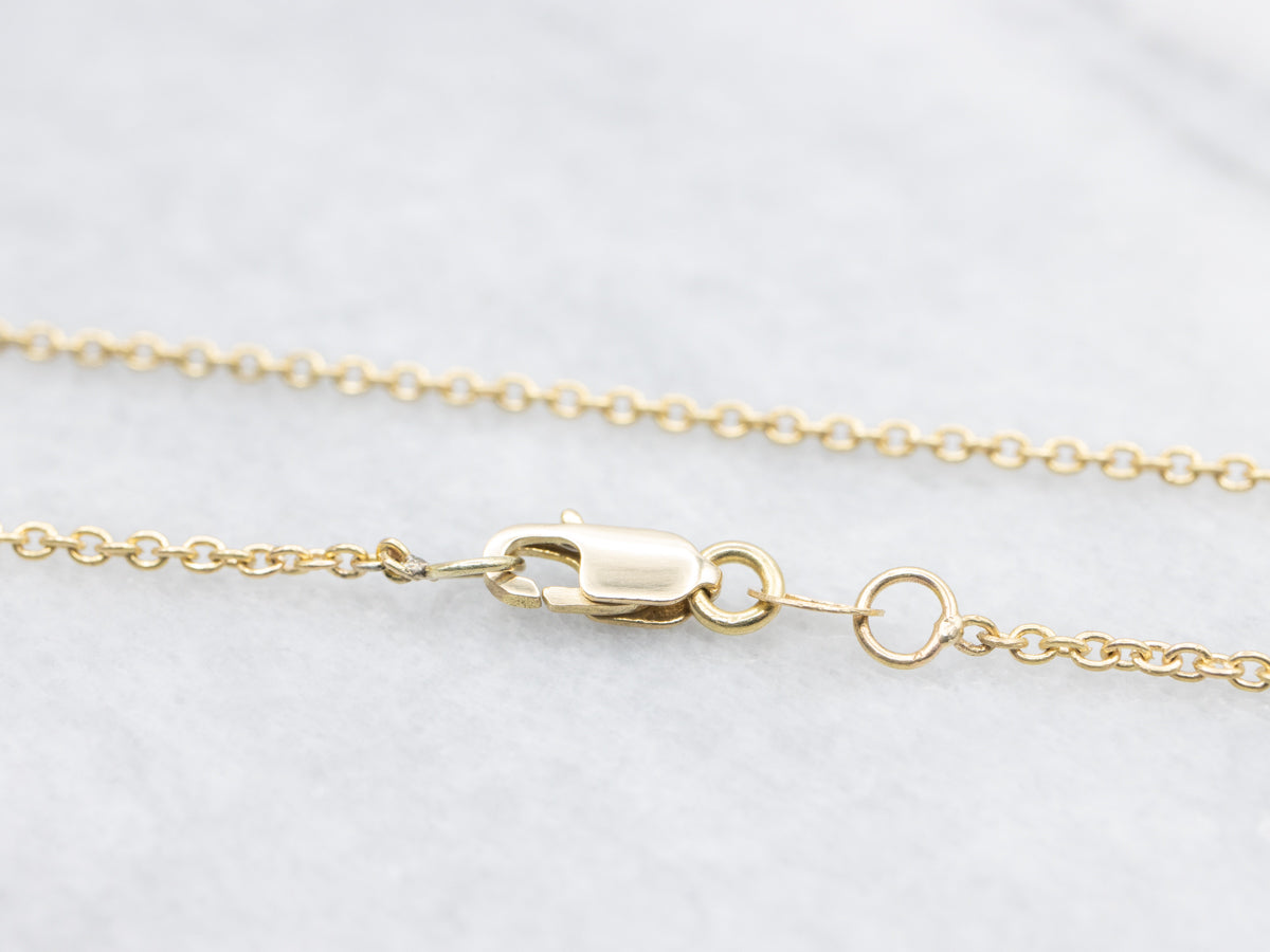 18-Karat Yellow Gold Rolo-Link Chain