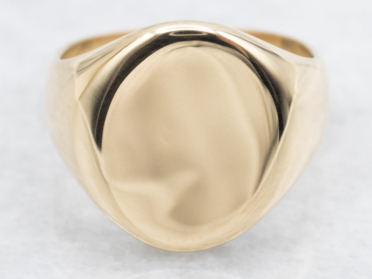 Vintage Gold Tiffany &amp; Co. Signet Ring