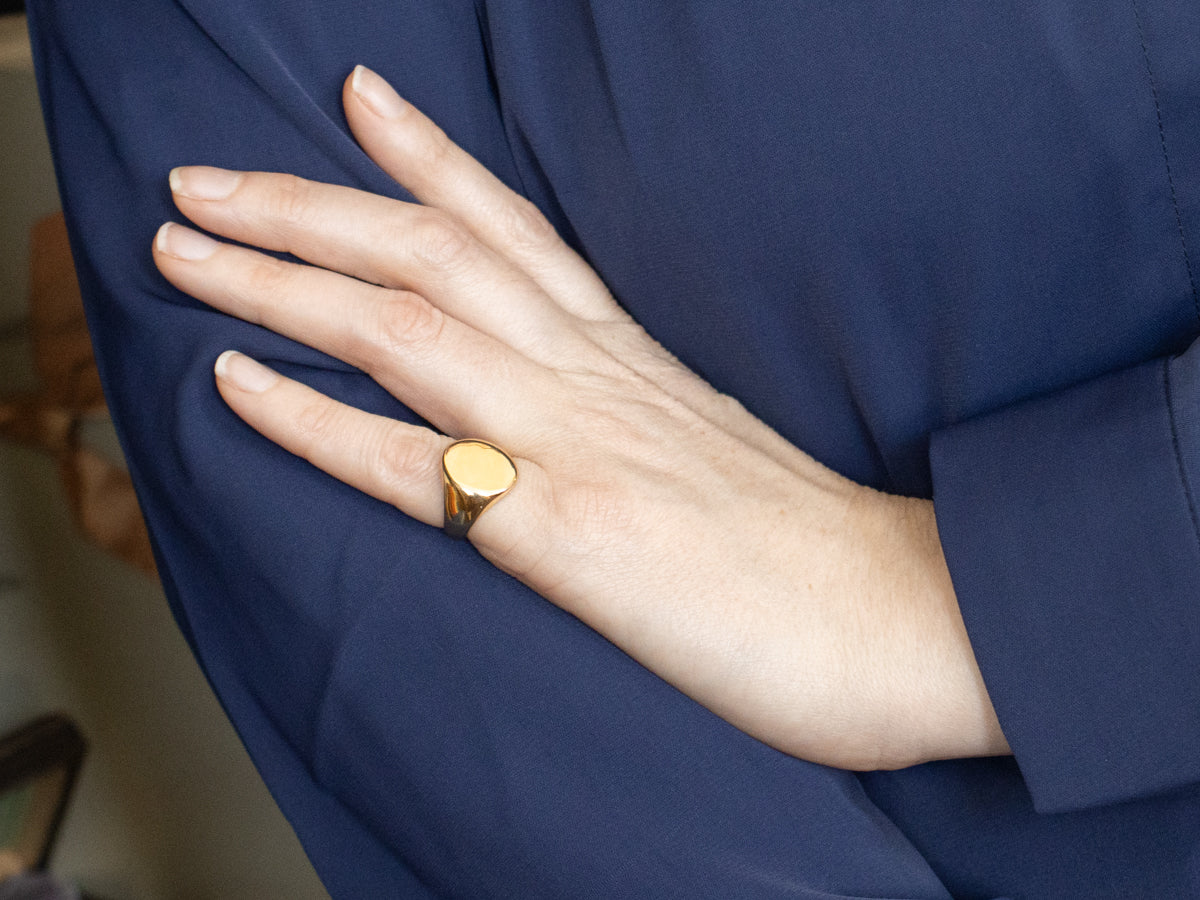 Vintage Gold Tiffany & Co. Signet Ring