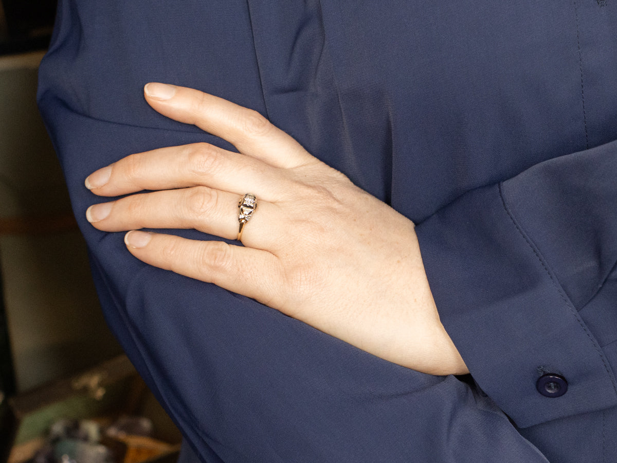 Retro 1940s Diamond Engagement Ring