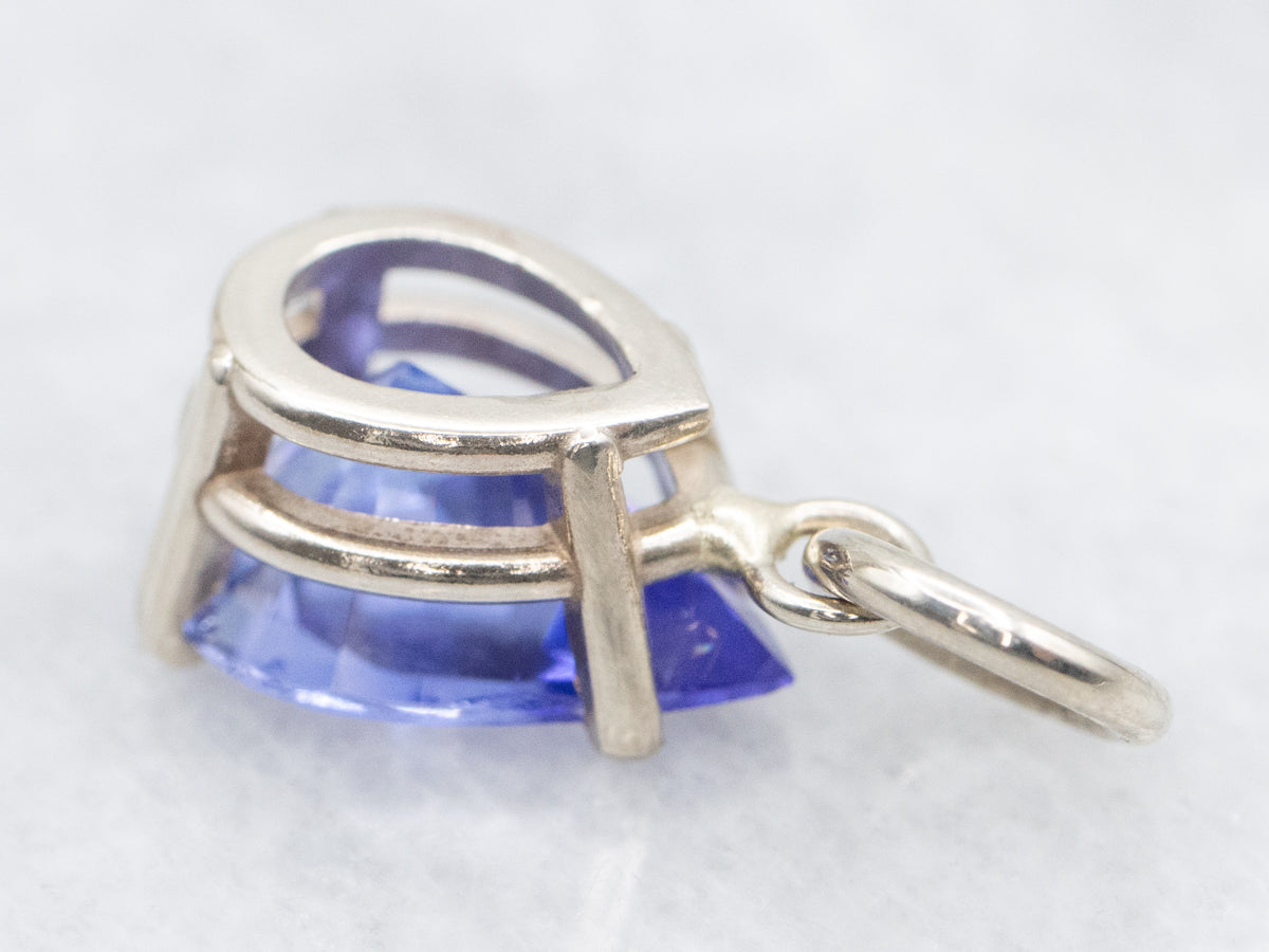 Pear Cut Tanzanite Solitaire Pendant