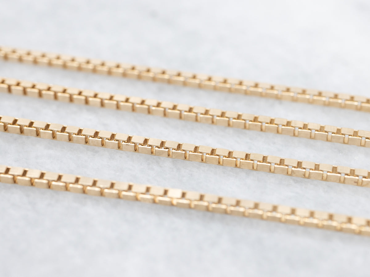 14-Karat Italian Gold Box-Link Chain