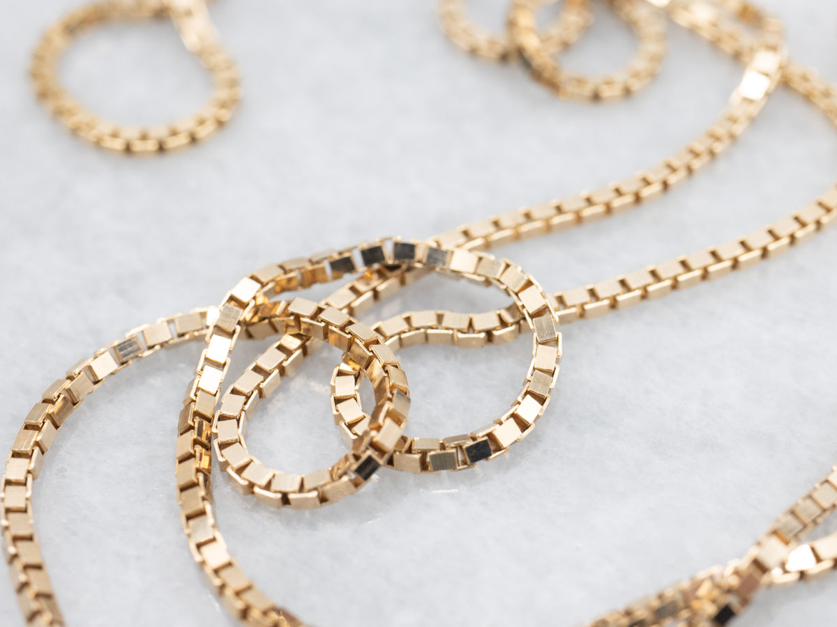 14-Karat Italian Gold Box-Link Chain