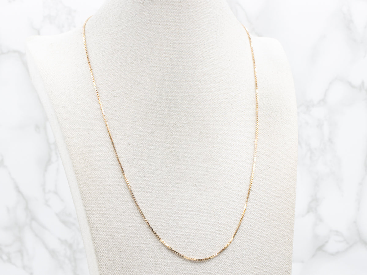 14-Karat Italian Gold Box-Link Chain
