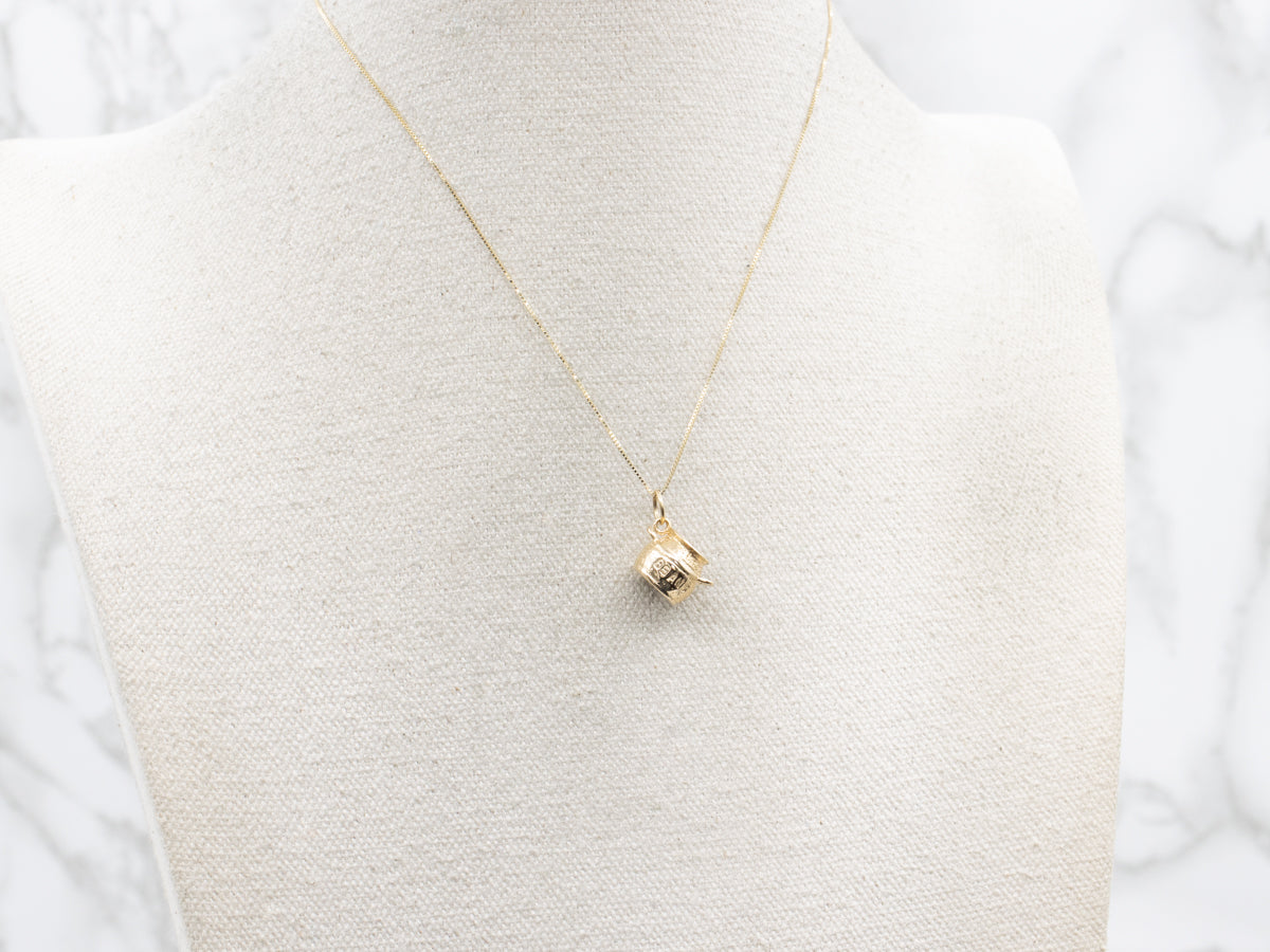 Beantown Baby! Boston Bean Pot Gold Charm