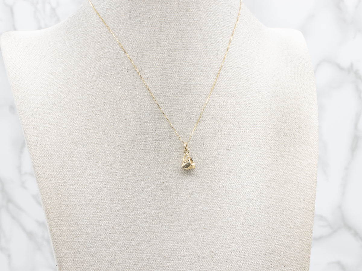 Vintage Gold Teacup Charm