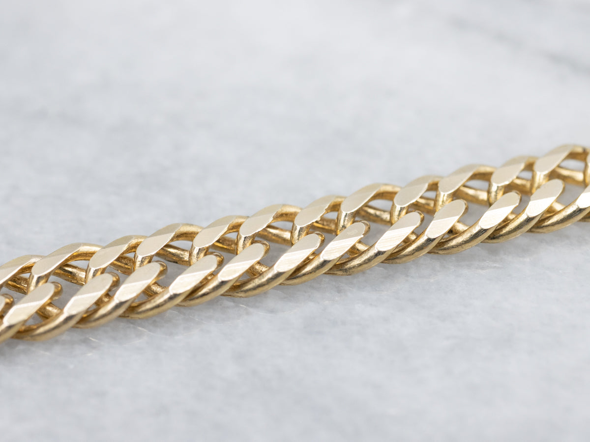 Thick Italian Gold Curb-Link Chain