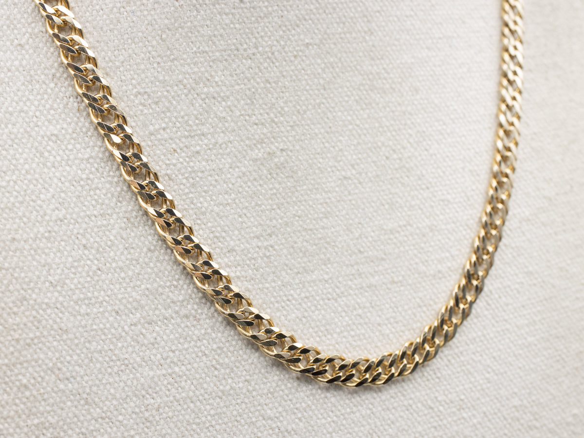 Thick Italian Gold Curb-Link Chain