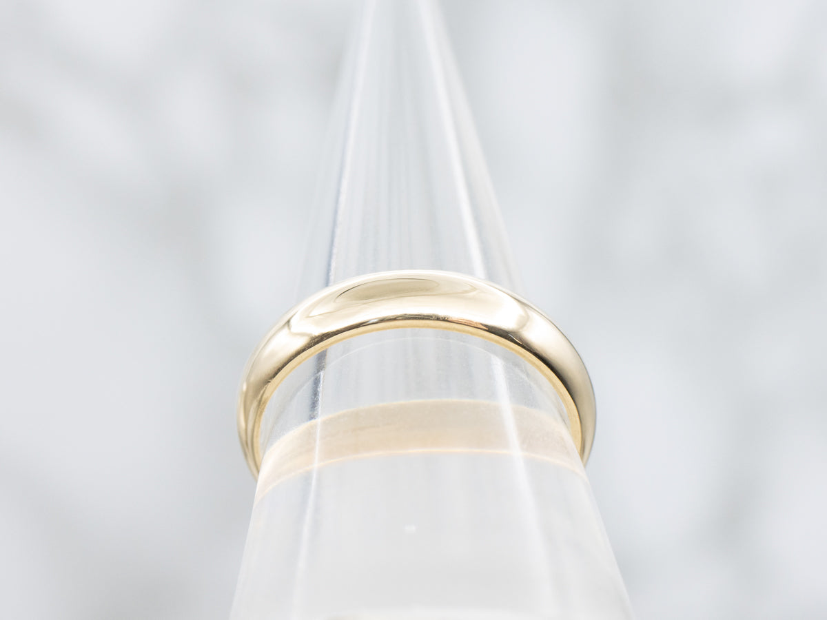 Polished 18-Karat Gold Jabel Wedding Band