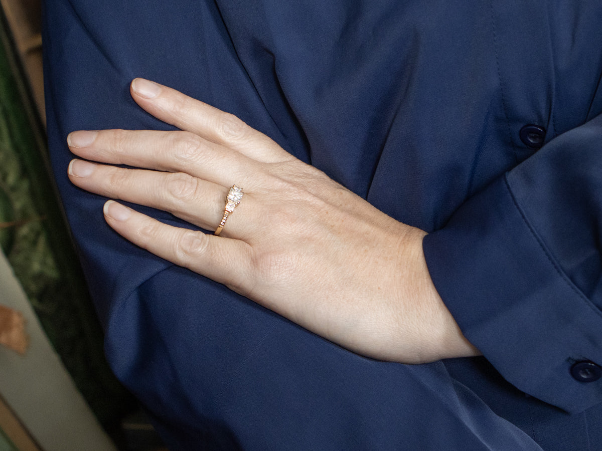 Modern Princess Cut Diamond Engagement Ring