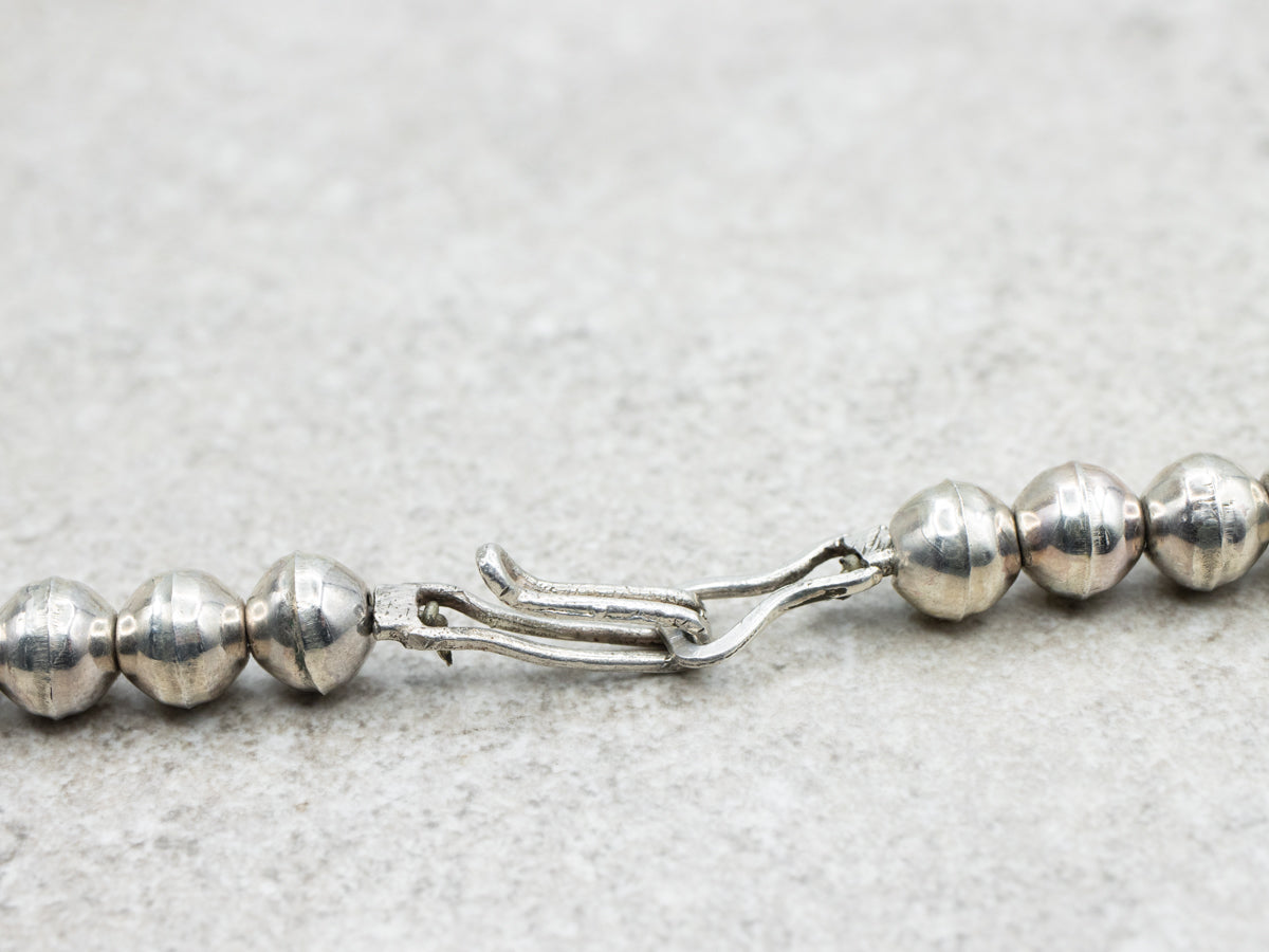 Sterling Silver South-West Style Turquoise Statement Necklace