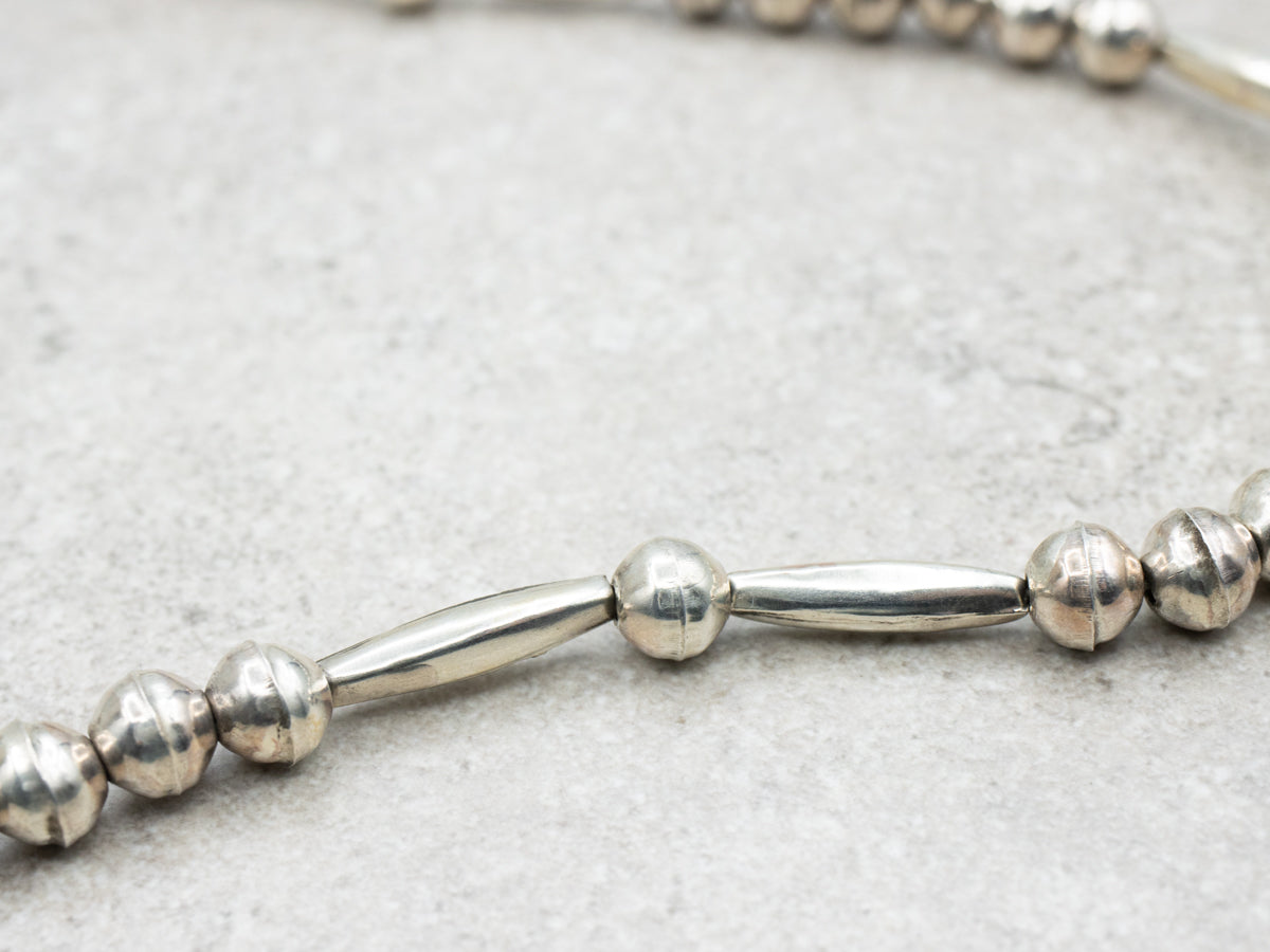 Sterling Silver South-West Style Turquoise Statement Necklace