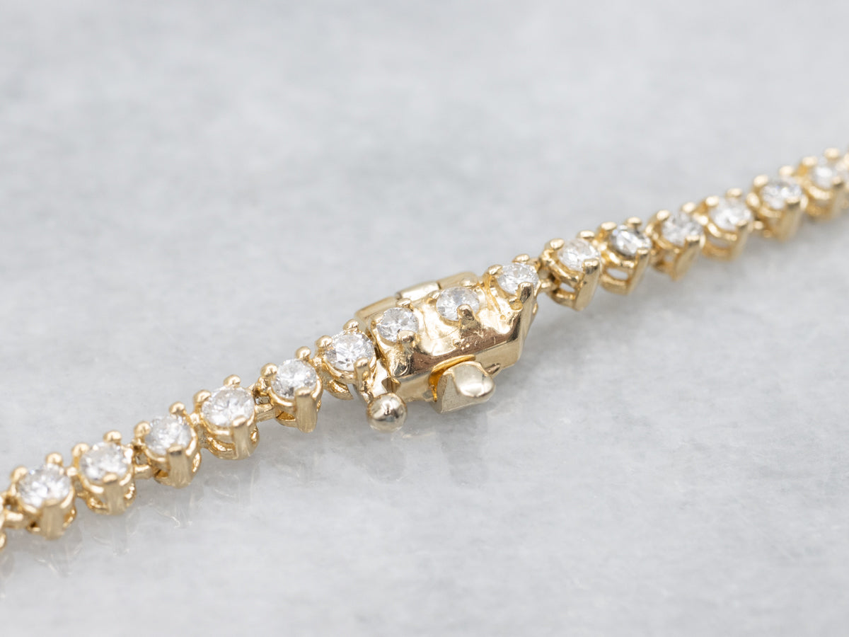 Stunning Amethyst Gemstone and Diamond Cocktail Necklace