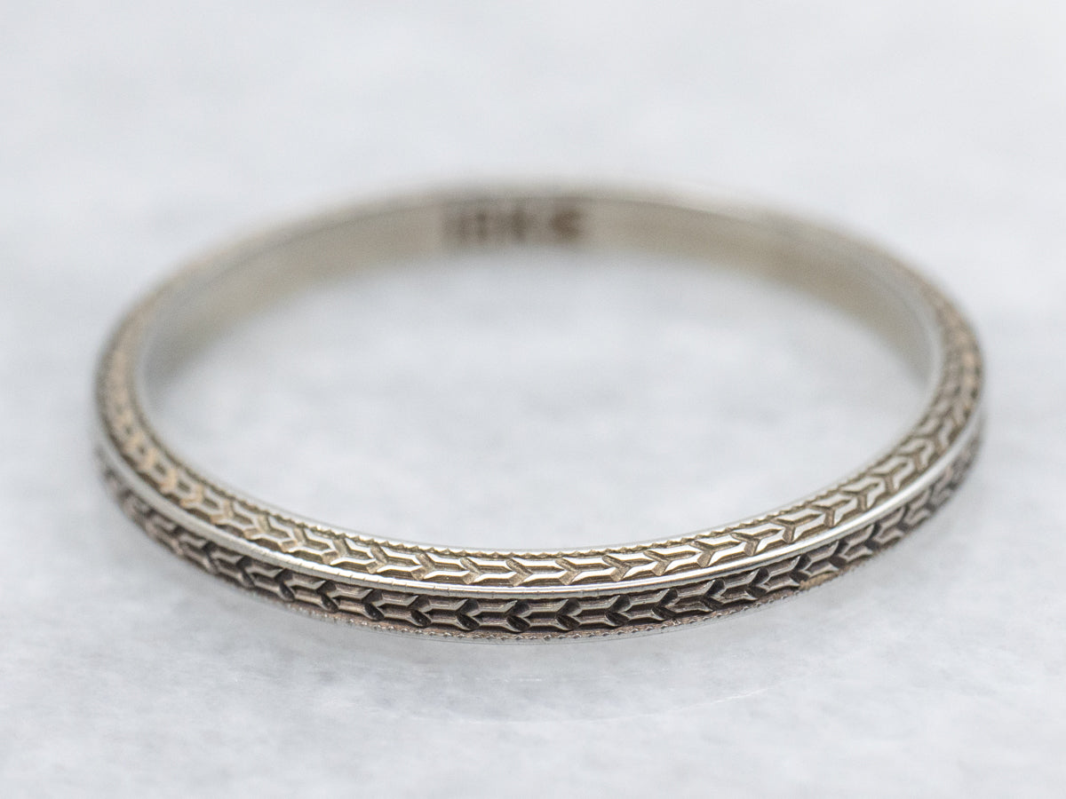 Antique Gold Patterned Band