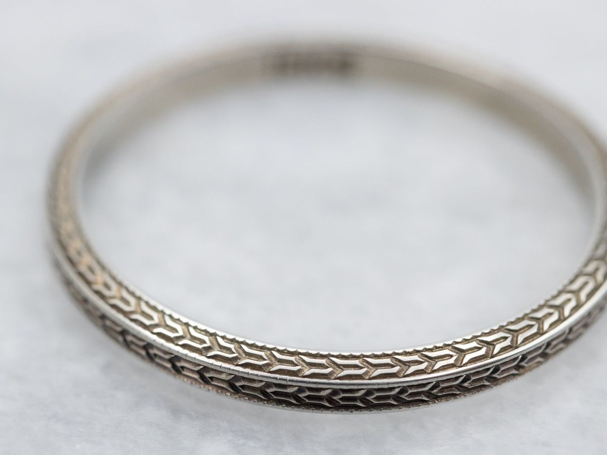 Antique Gold Patterned Band