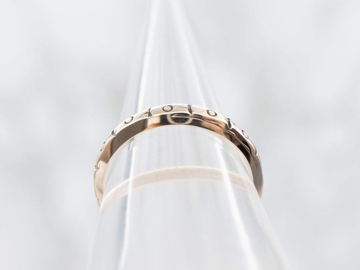 Floral 1930s Forget-Me-Not Pattern Band