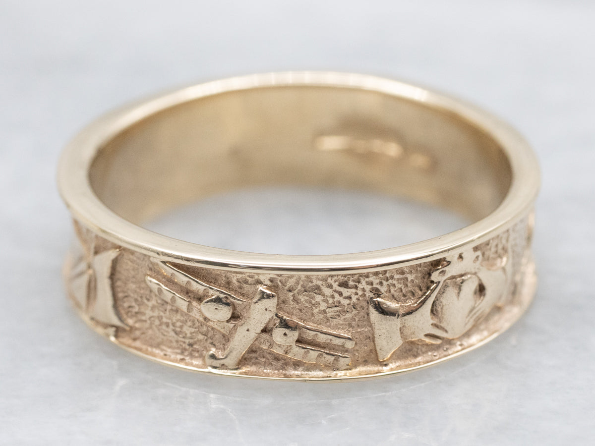 Claddagh, Animal, and Landscape Pattern Band