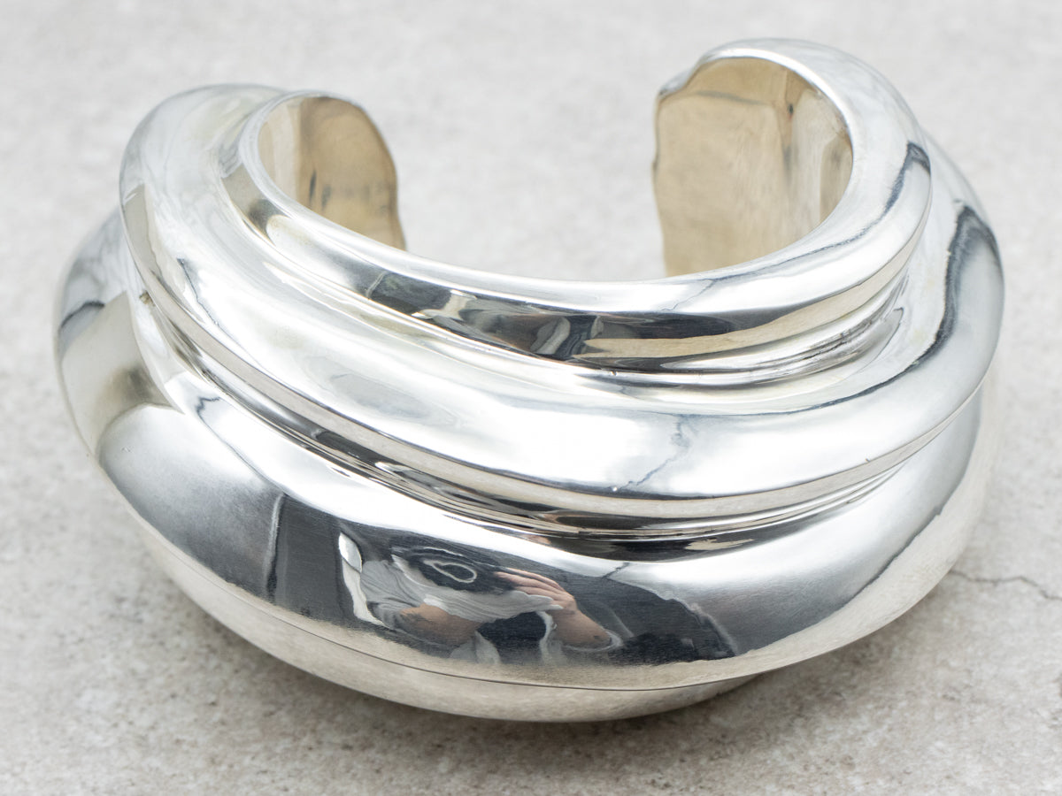 Patricia Von Musulin Vintage Modernism Massive Cuff Bracelet