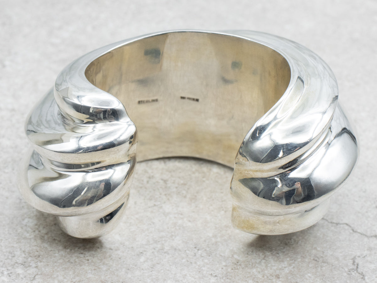 Patricia Von Musulin Vintage Modernism Massive Cuff Bracelet