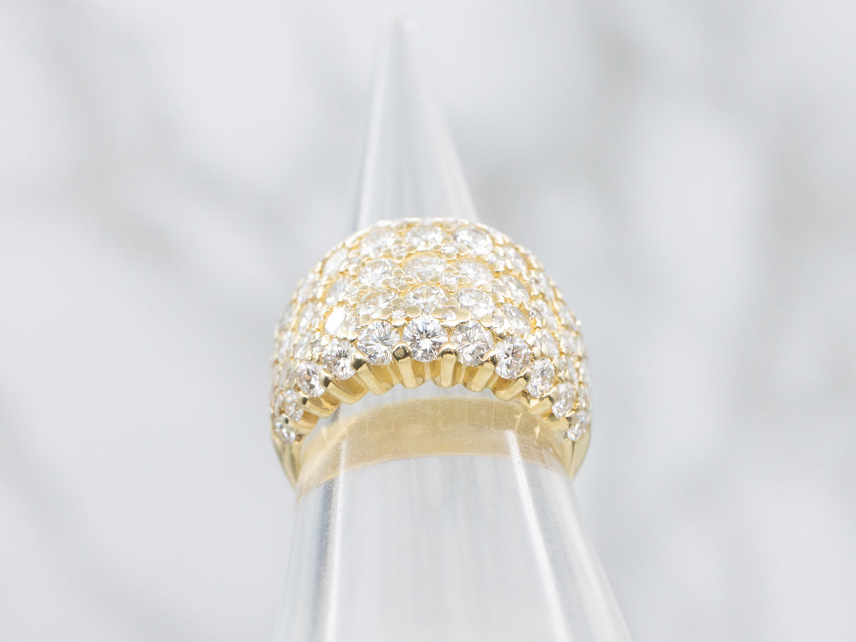 Bold Gold Diamond Cocktail Band