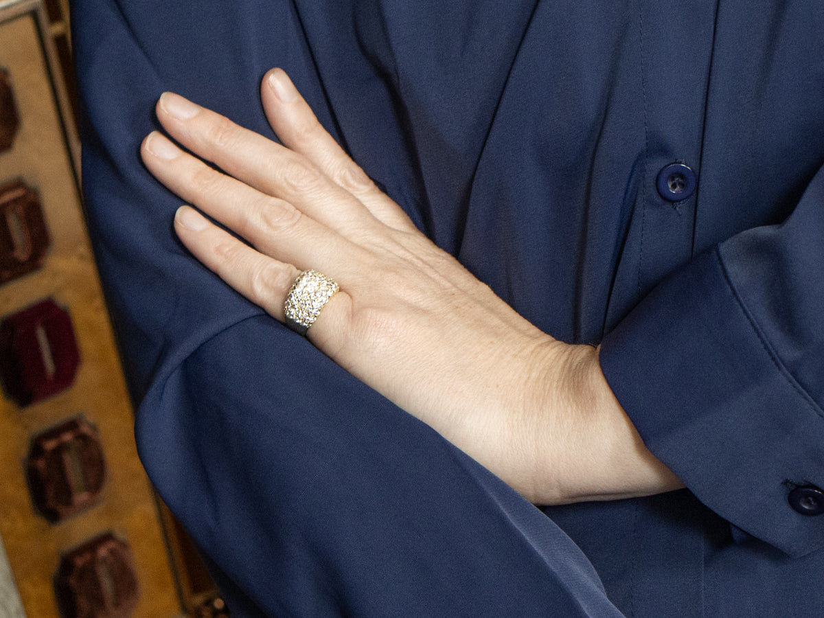 Bold Gold Diamond Cocktail Band