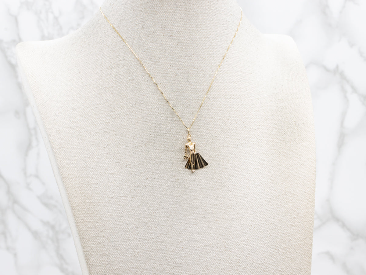 Vintage 18-Karat Gold Matador Charm Pendant
