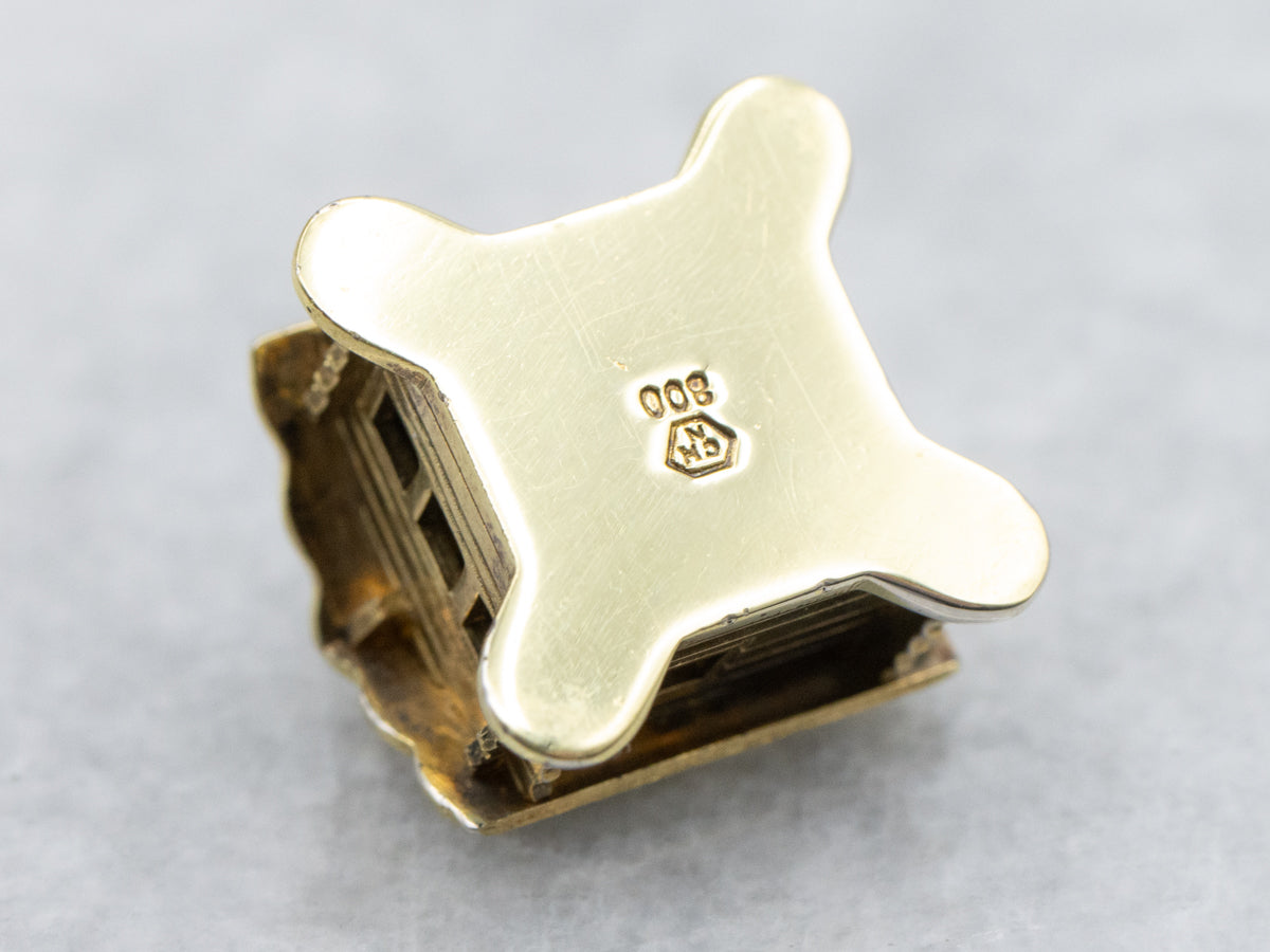 Yellow Gold Cabin House Charm