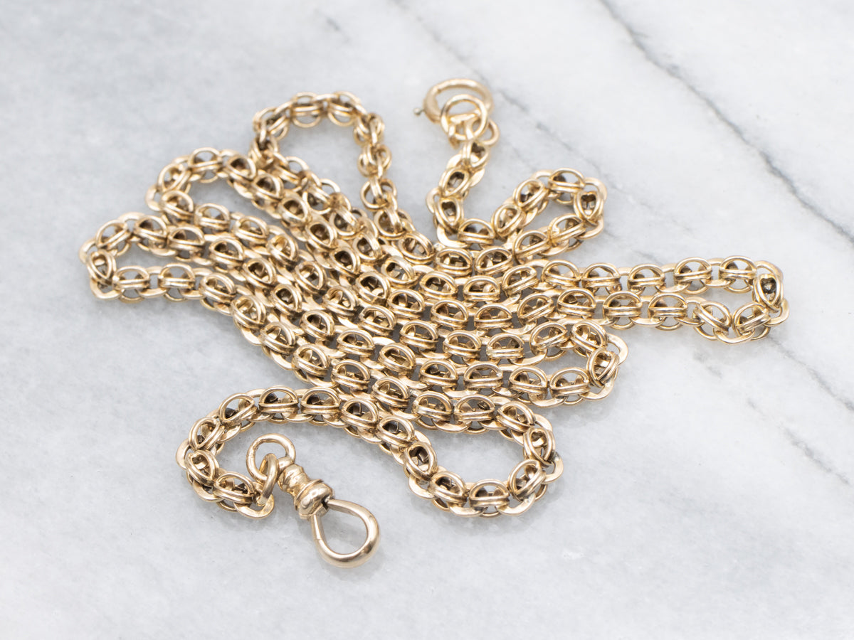 Victorian Gold Specialty Link Chain