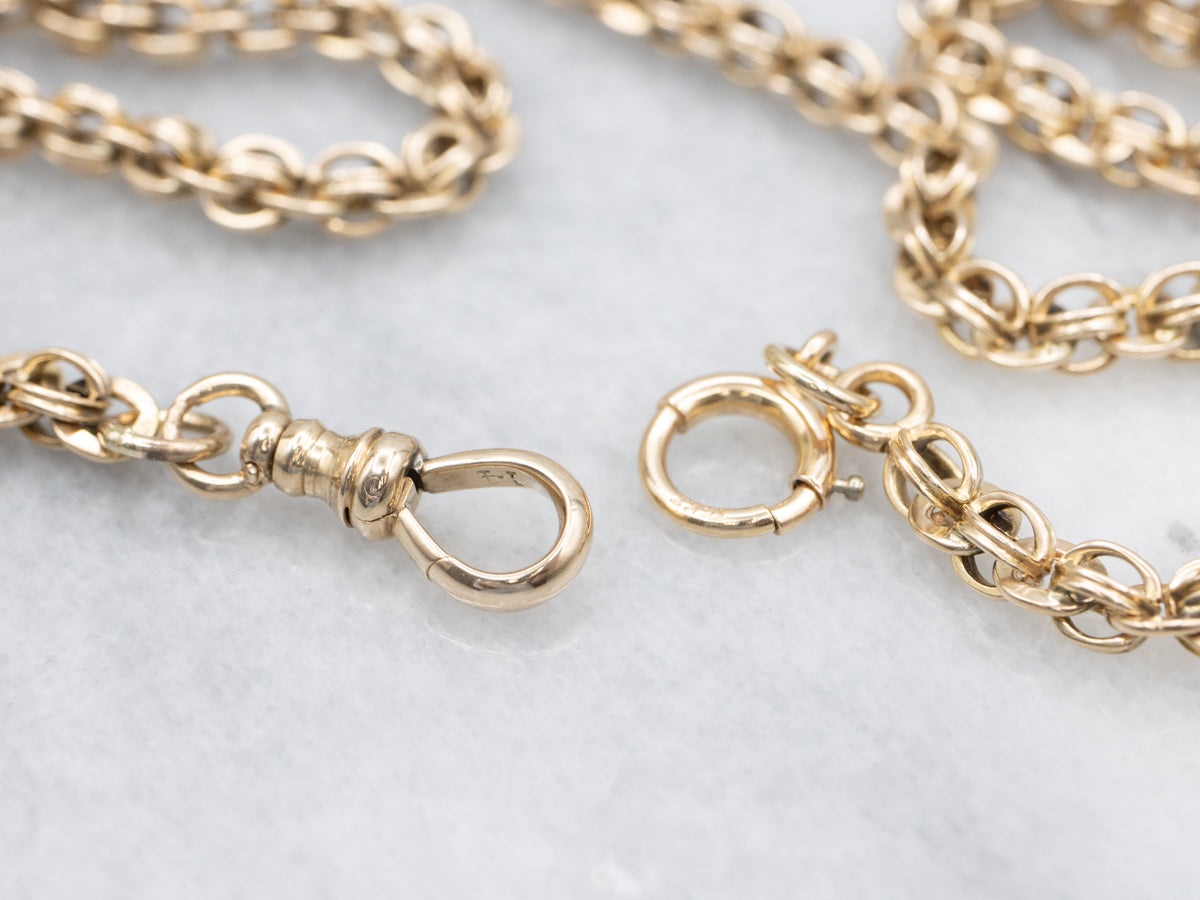 Victorian Gold Specialty Link Chain