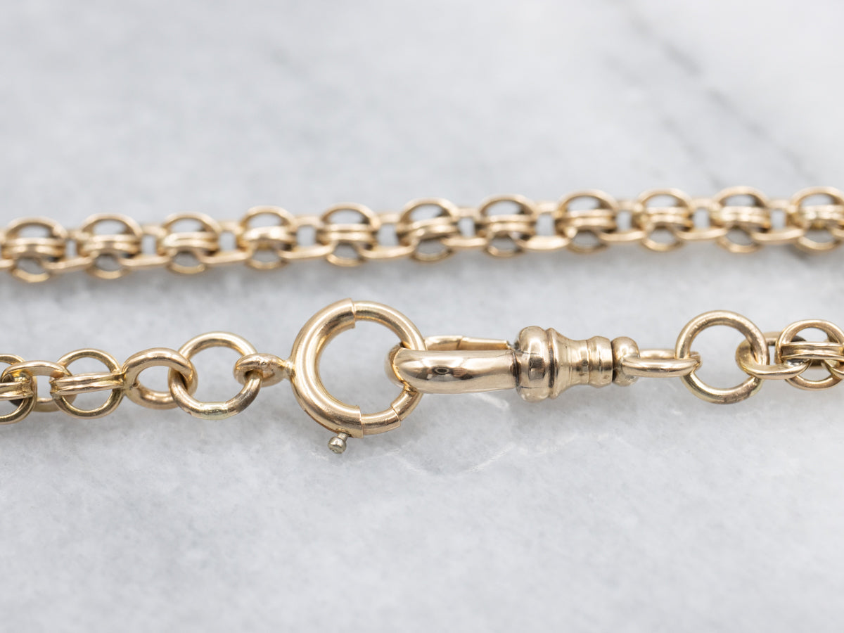 Victorian Gold Specialty Link Chain